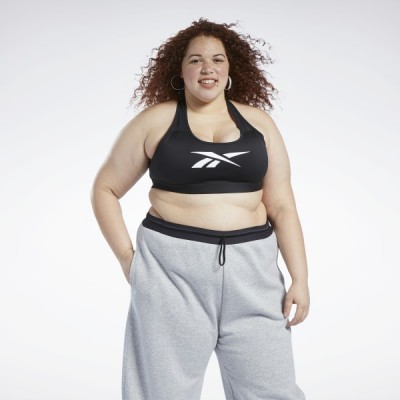 Спортивный бра-топ Reebok Lux Racer Medium-Impact (Plus Size) Спортивный бра-топ Reebok Lux Racer Medium-Impact (Plus Size)